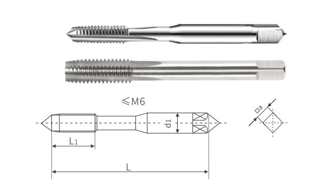 核一前抛直槽机用丝锥